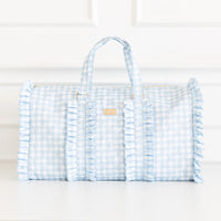 Nylon Ruffled Weekender
