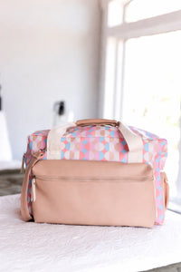 Duffle Bag - Nashville (Pink/Tan)