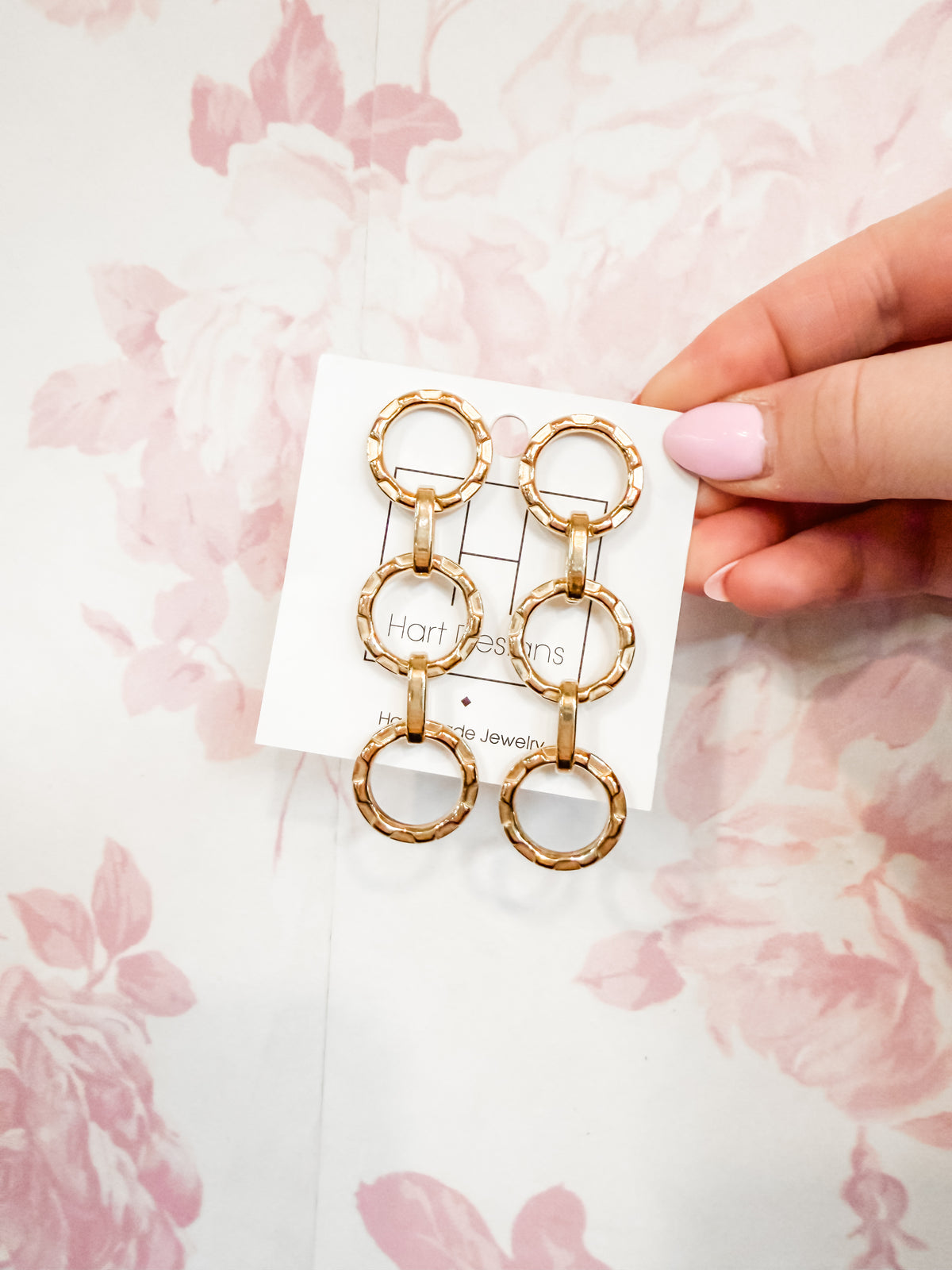 Locked Drop Earring