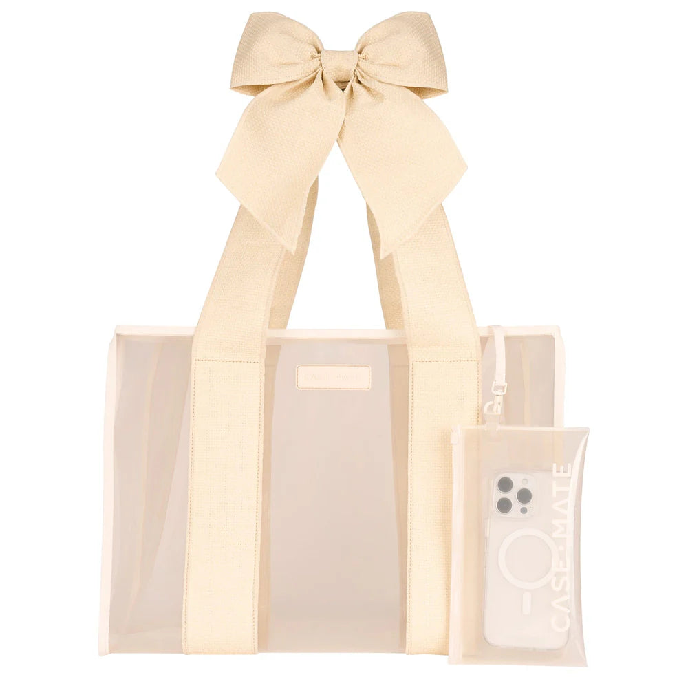 Raffia Bow Case-Mate Tote