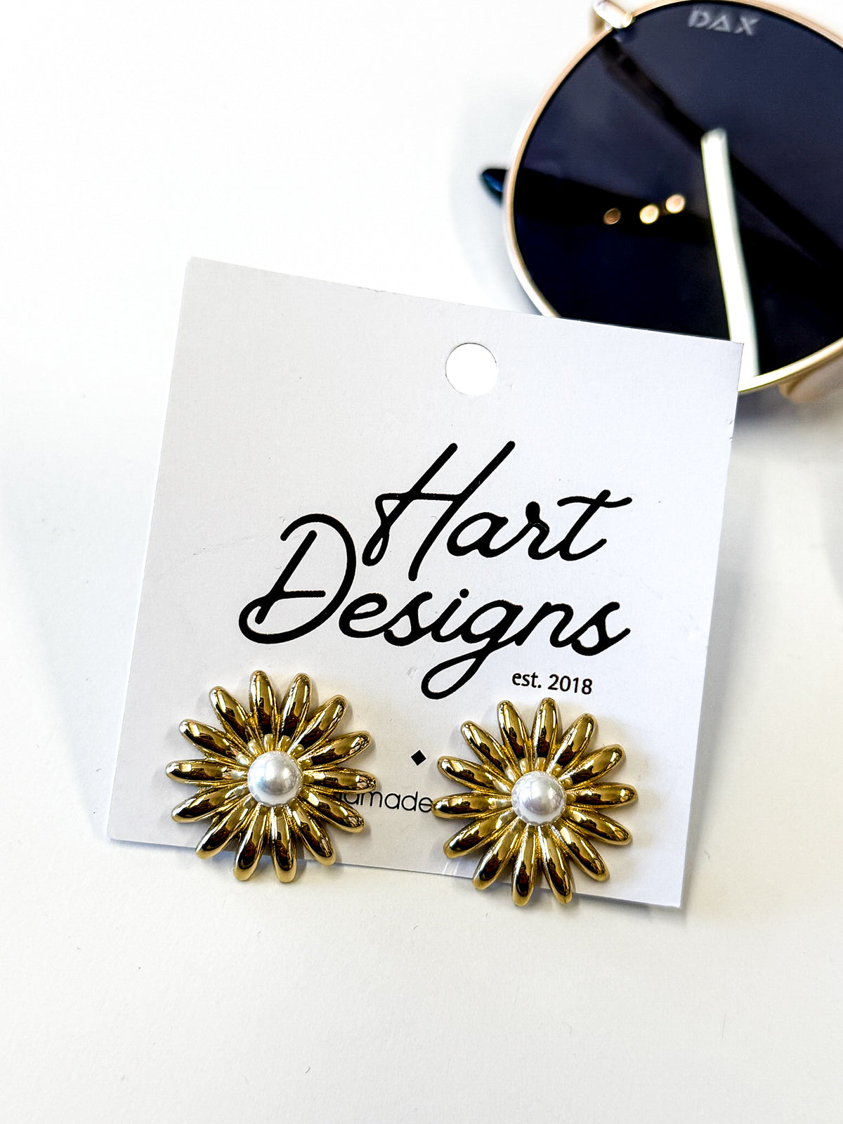 Pearl Flower Earrings