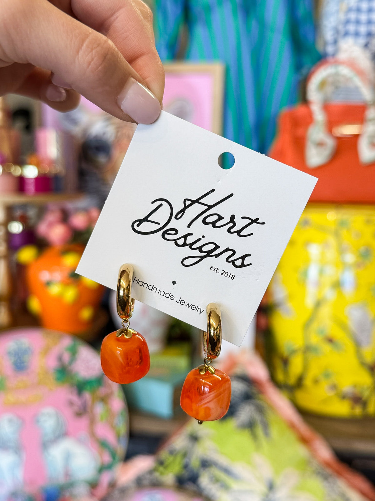 Beaded Dangle Earrings