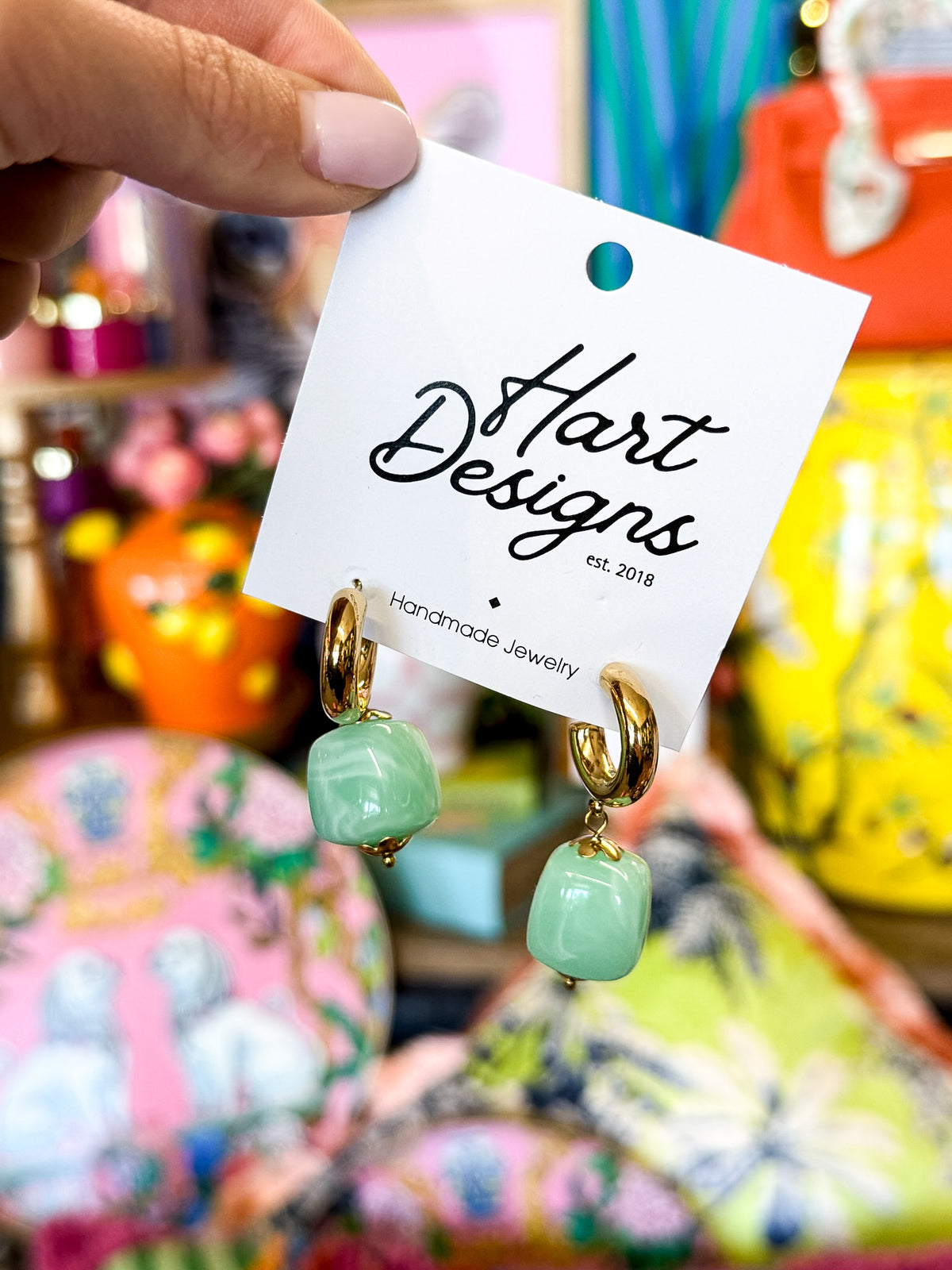 Beaded Dangle Earrings