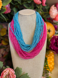 Tiff Beaded Stack Necklace