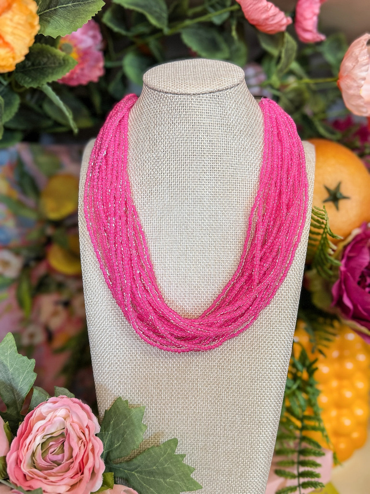 Tiff Beaded Stack Necklace