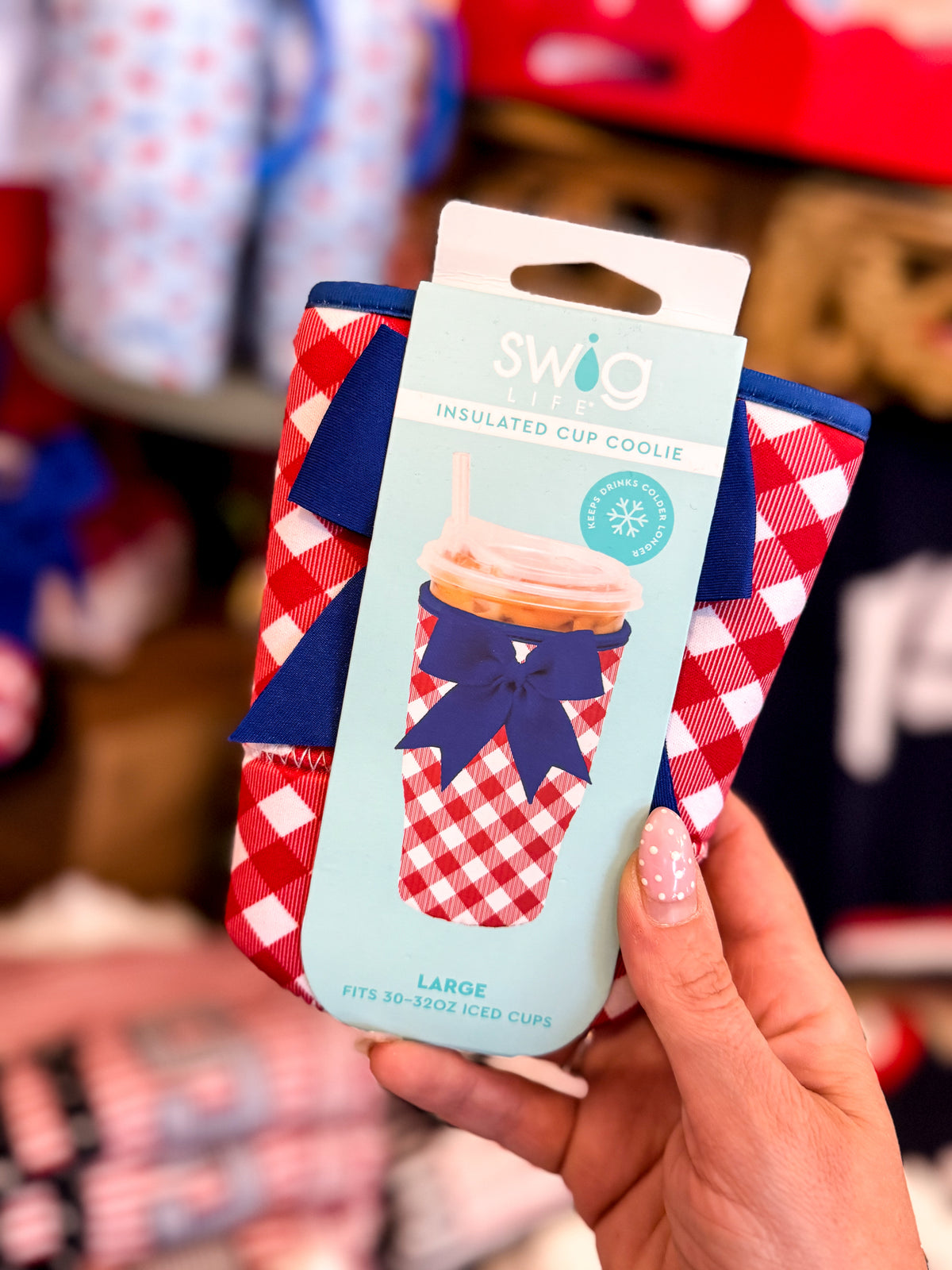Patriotic Picnic Iced Cup Coolie