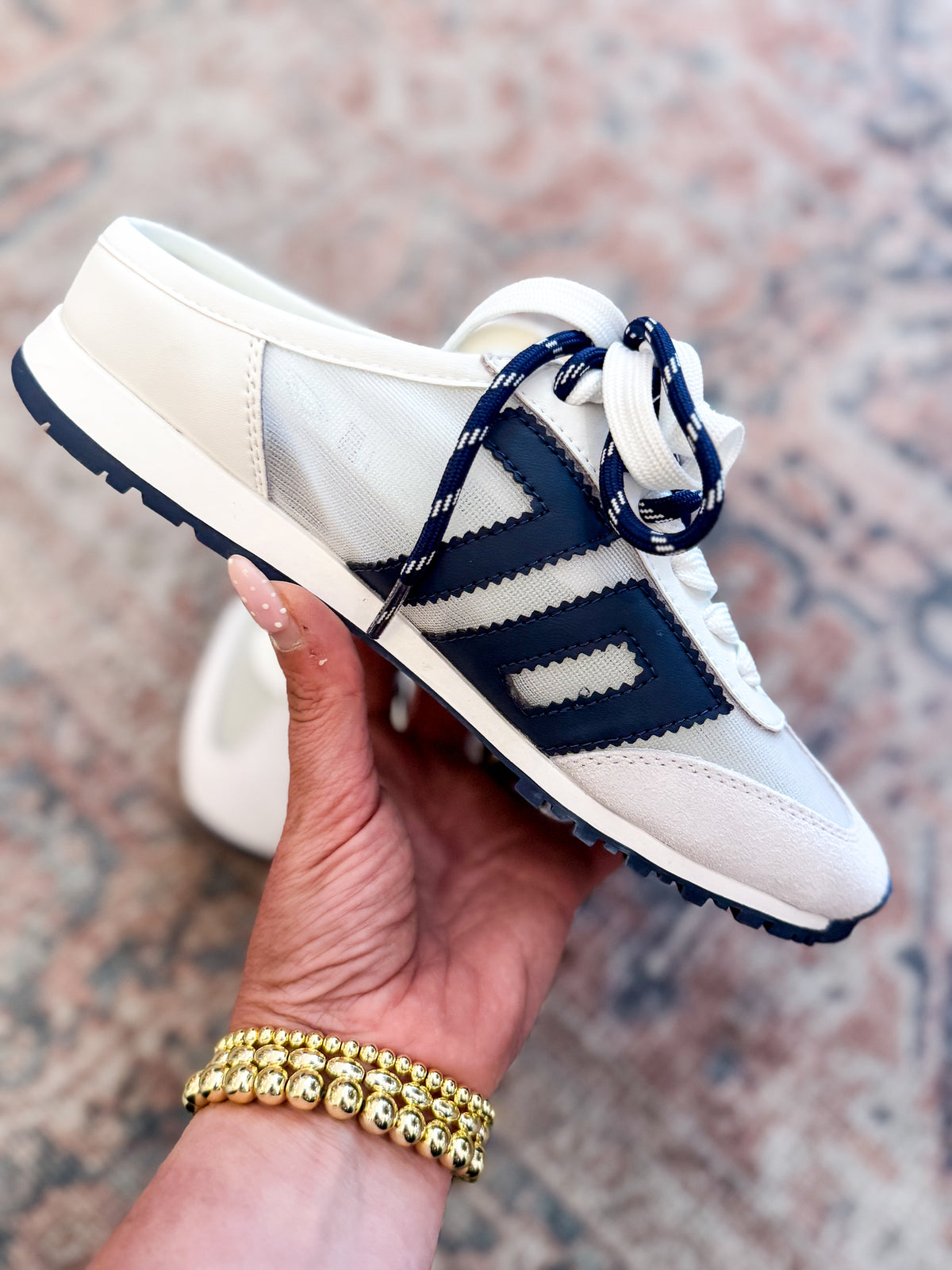 Venice white navy back 70’s