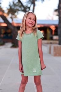 Youth Mineral Wash Tee Dress