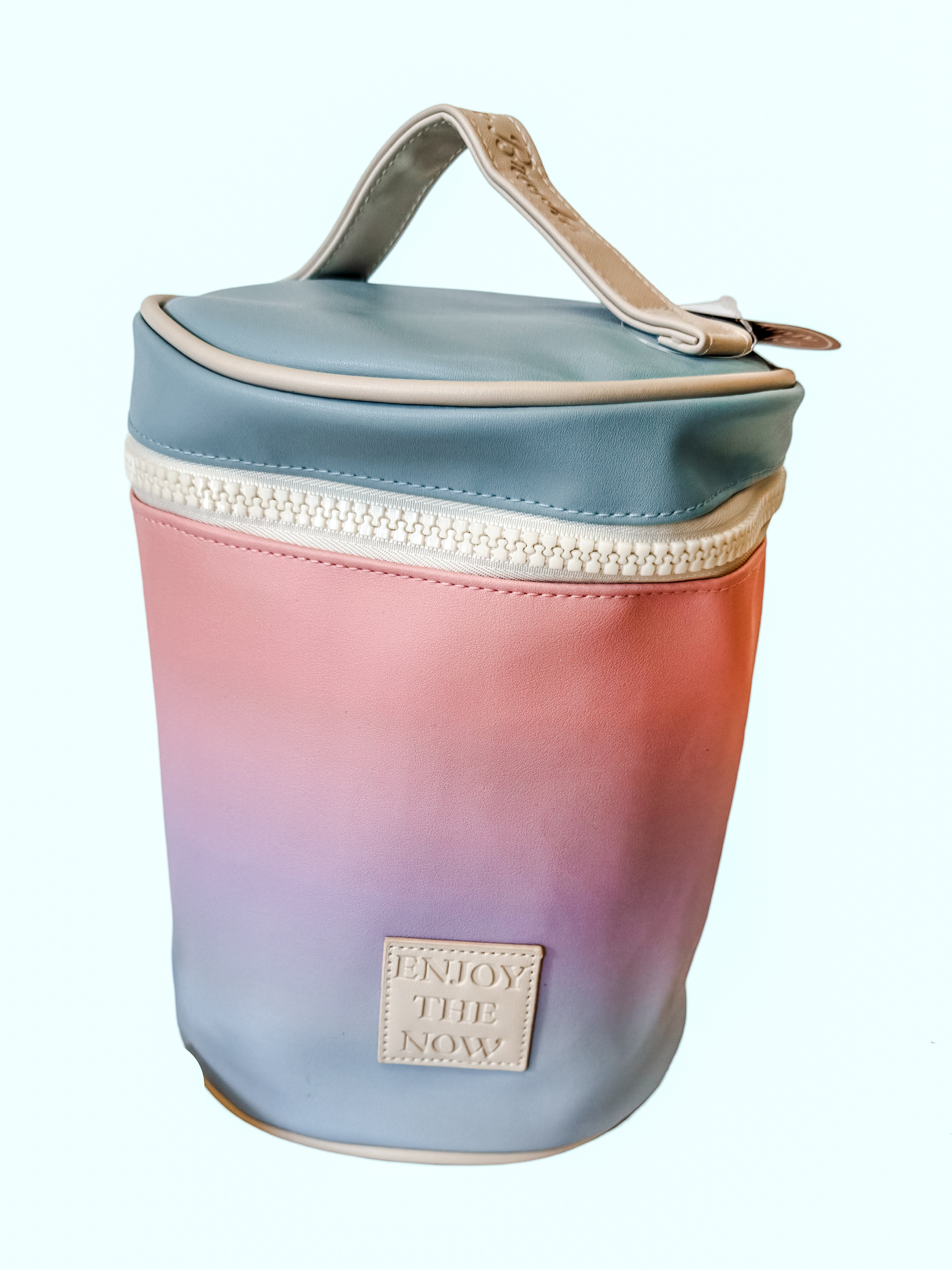 Barrel Toiletry Bag - Enjoy The Now – ishopfleurish Barrel Toiletry Bag - Enjoy The Now – ishopfleurish