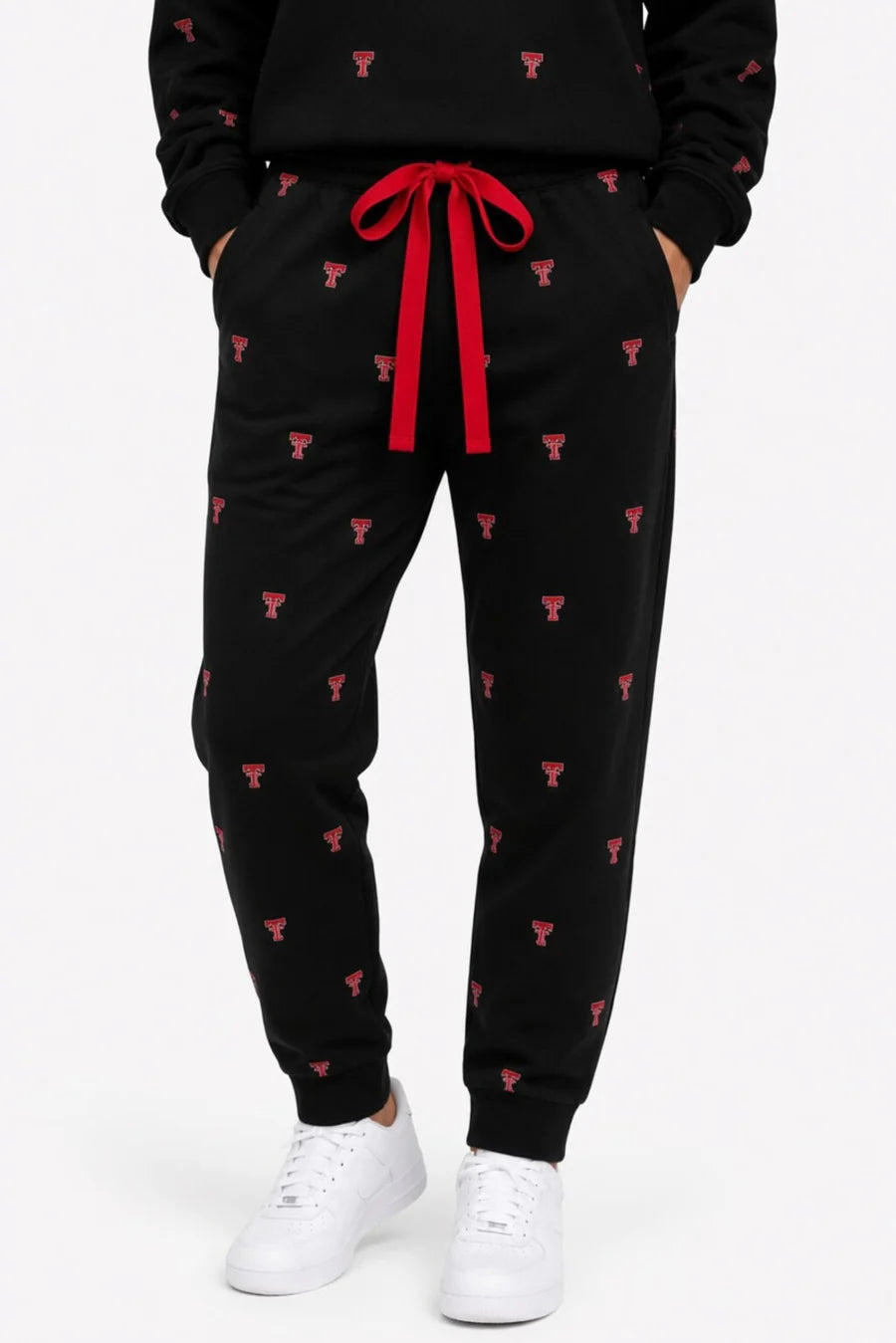 Texas Tech Embroidered Fleece Sweatpants