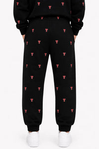 Texas Tech Embroidered Fleece Sweatpants