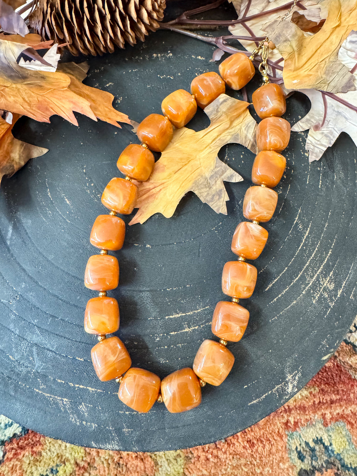 Carmel Beaded Necklace