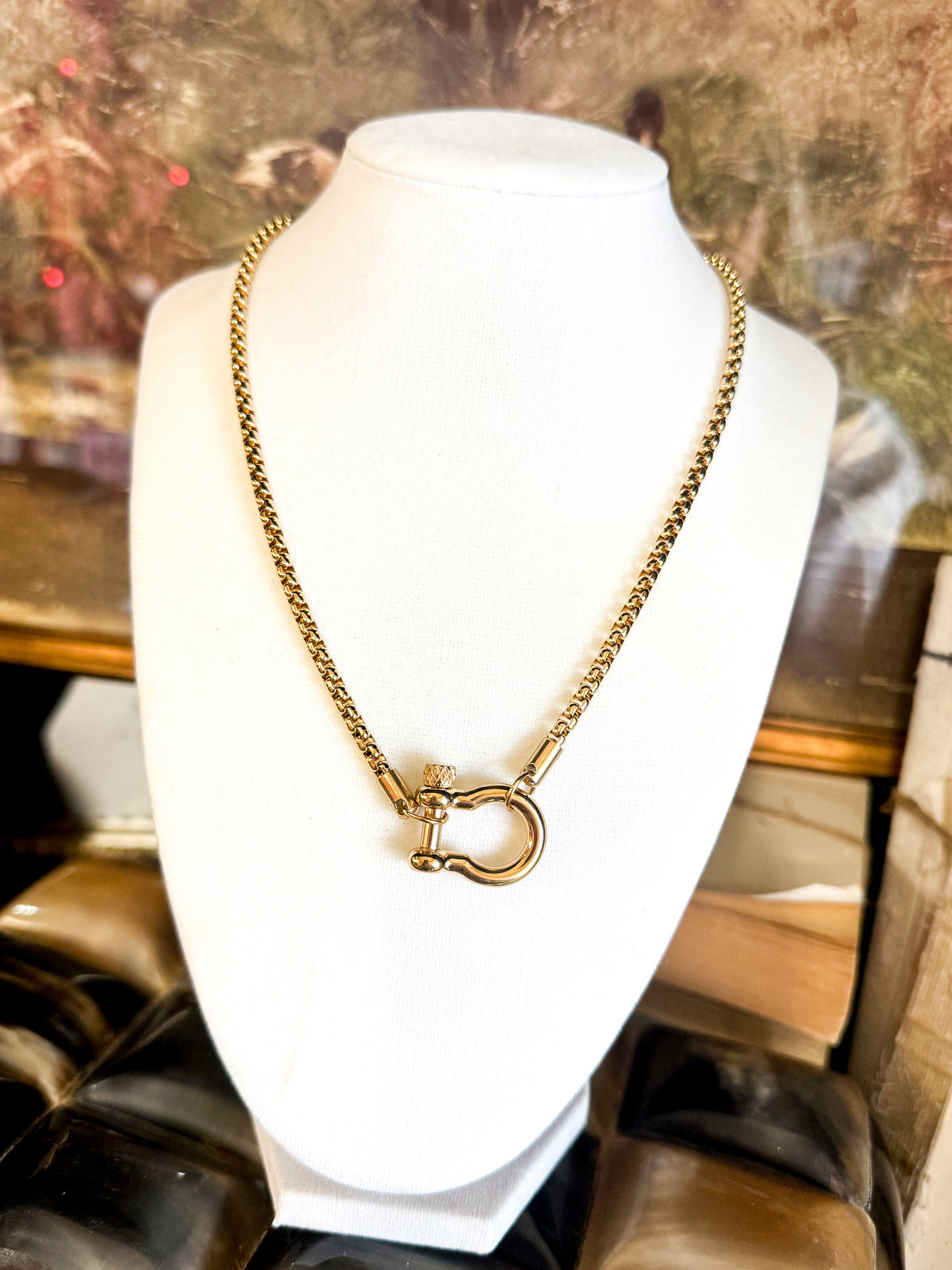 Locket Necklace Gold