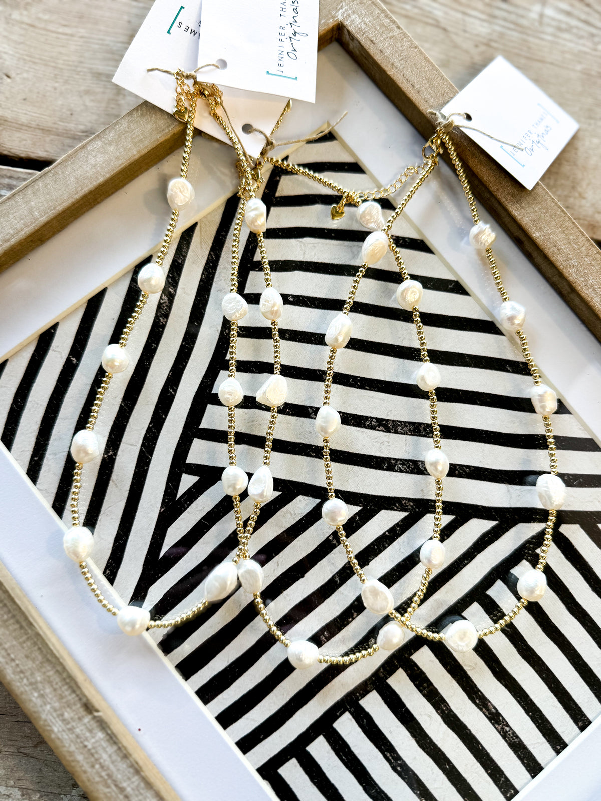 Chunky Pearl Beaded Necklace