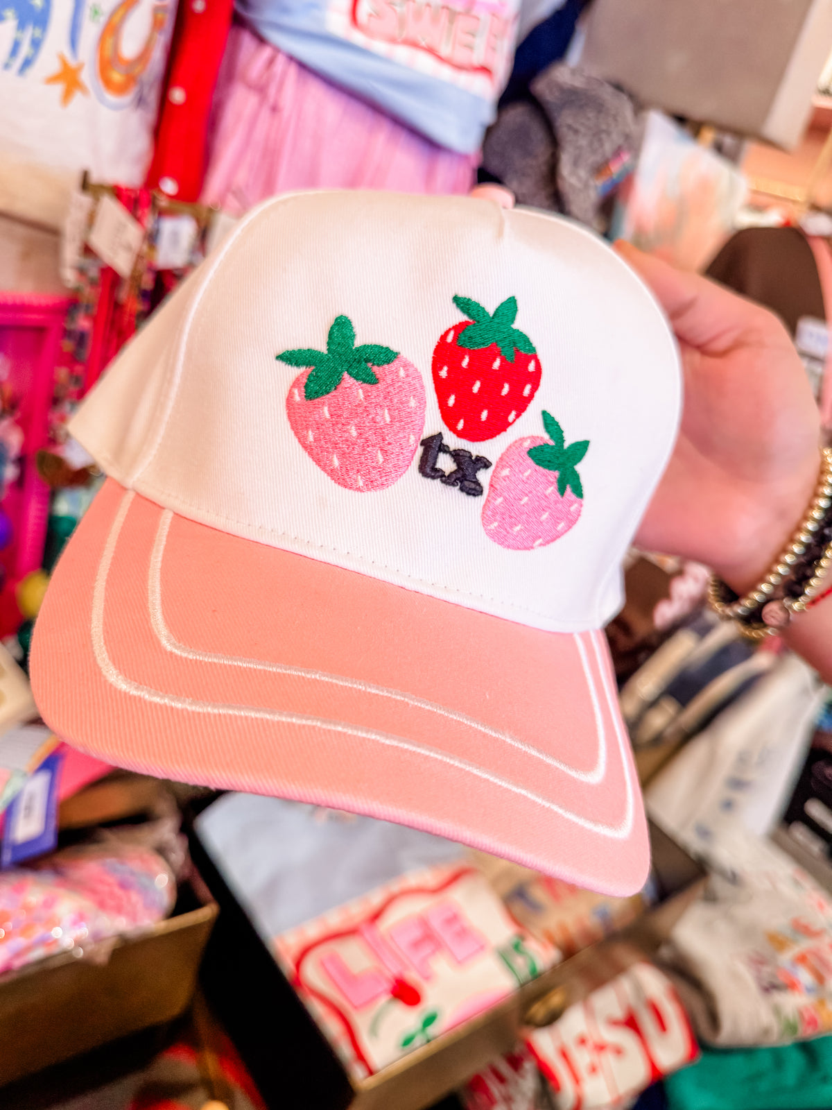 Strawberry TX Hat