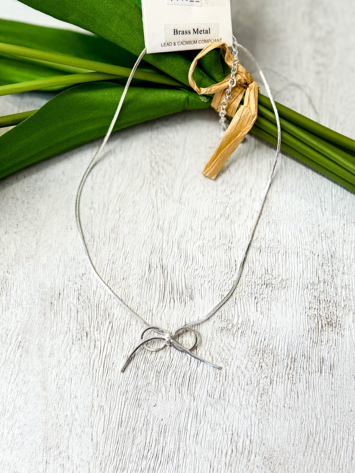 Chelsey Bow Necklace