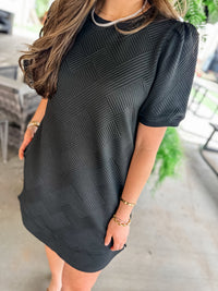 Cozy Living Dress-Black