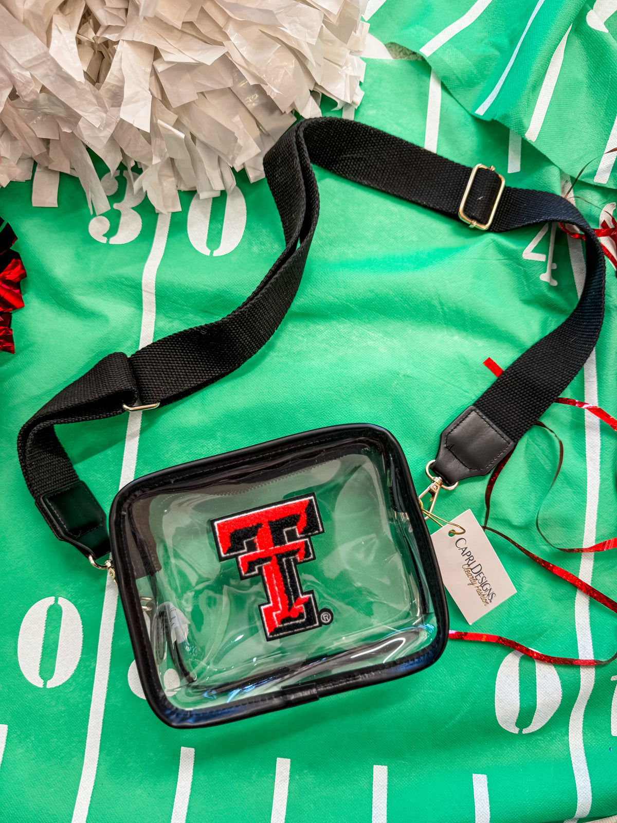 TTU Clear Bag - Licensed Accessories By Capri Designs