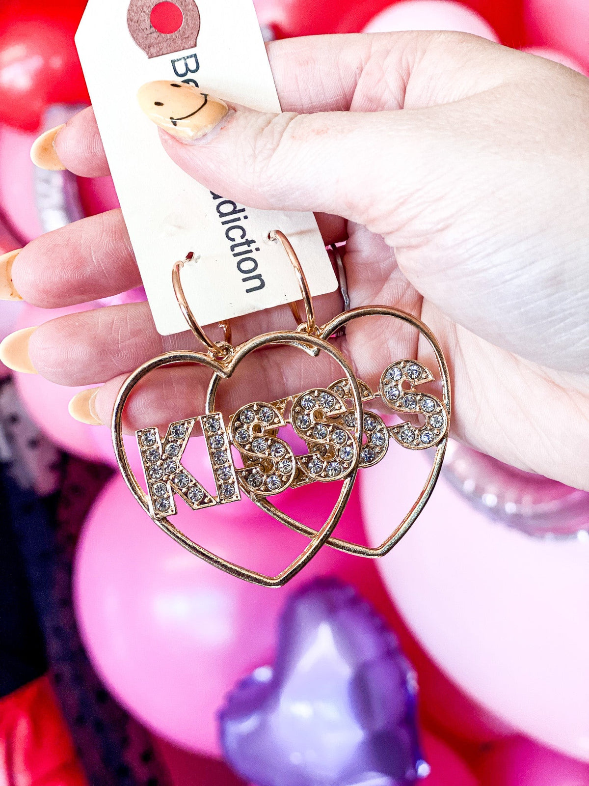 Kiss Heart Earring