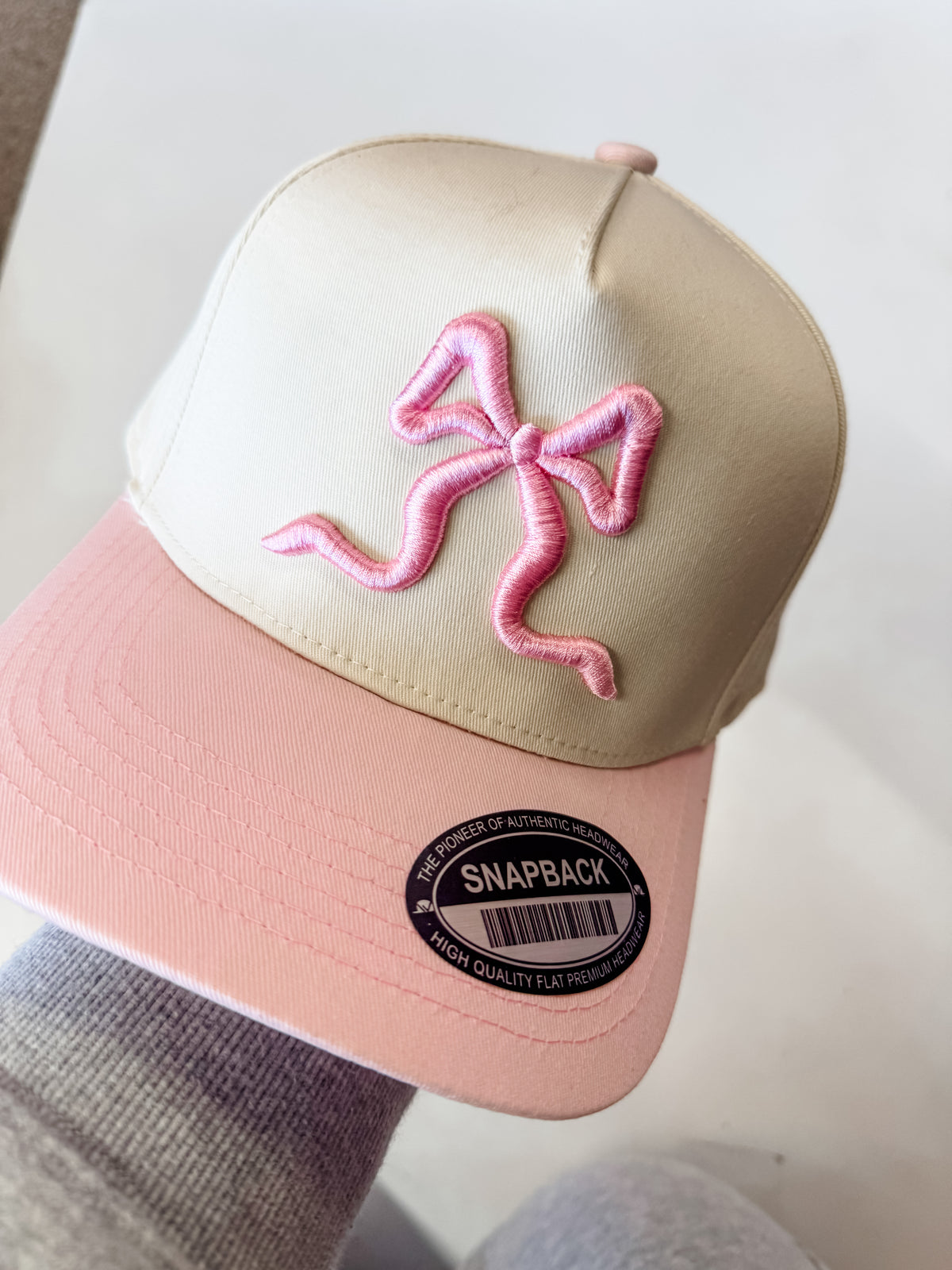 Pink Bow Trucker Hat