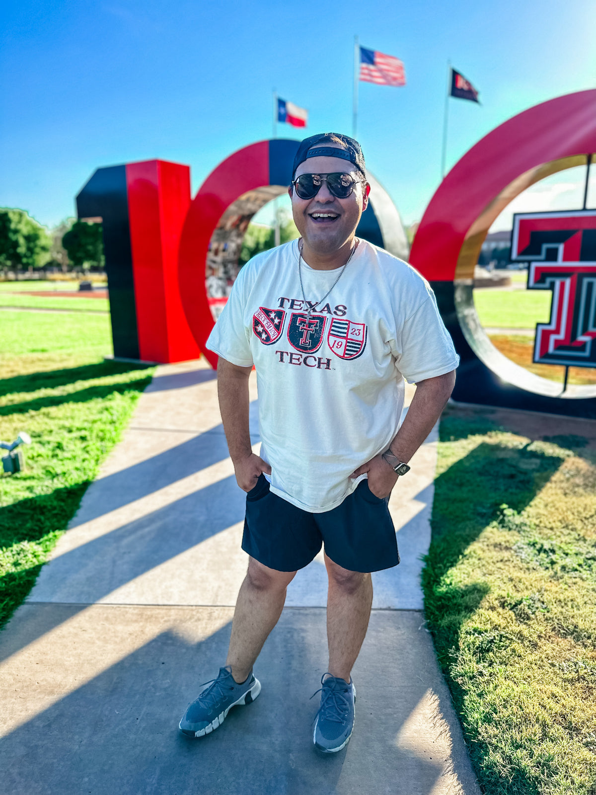 Texas Tech Prep Patch Thrifted Tee