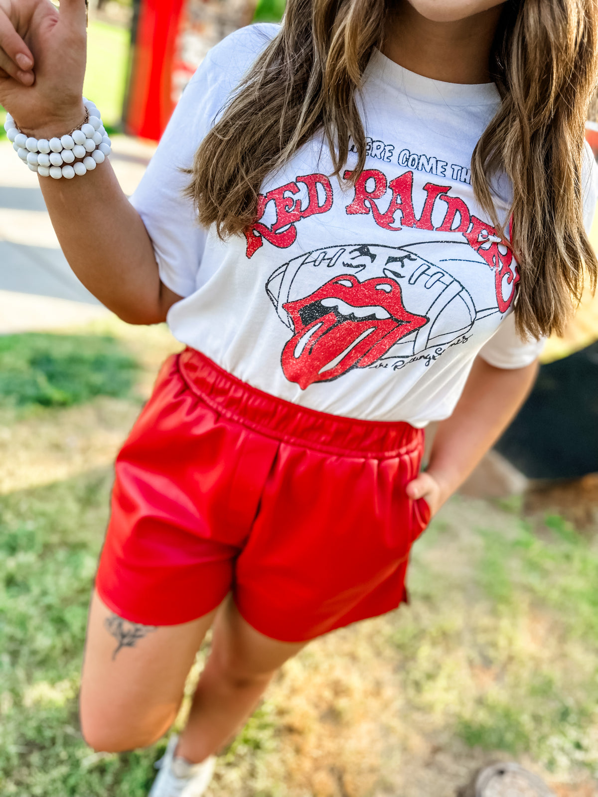 Here Come The Red Raiders Tee