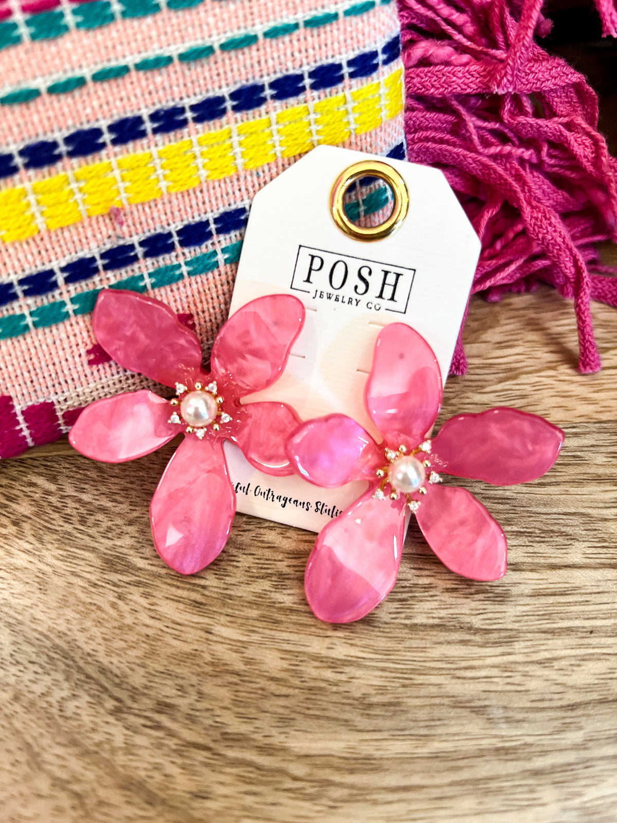 Flower Pearl Earrings