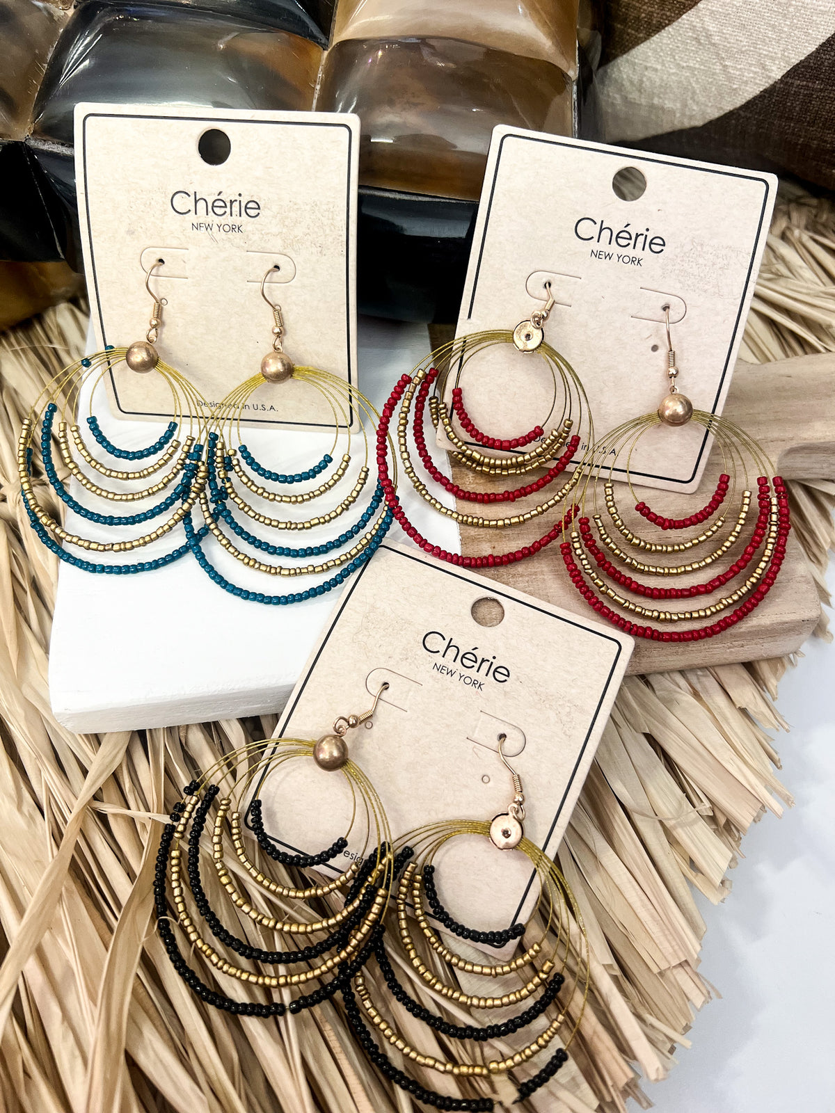 Cherie Beaded Earrings