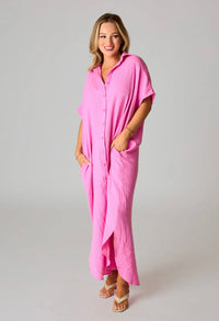 CARMEN COVER UP MAXI DRESS- 2 Colors