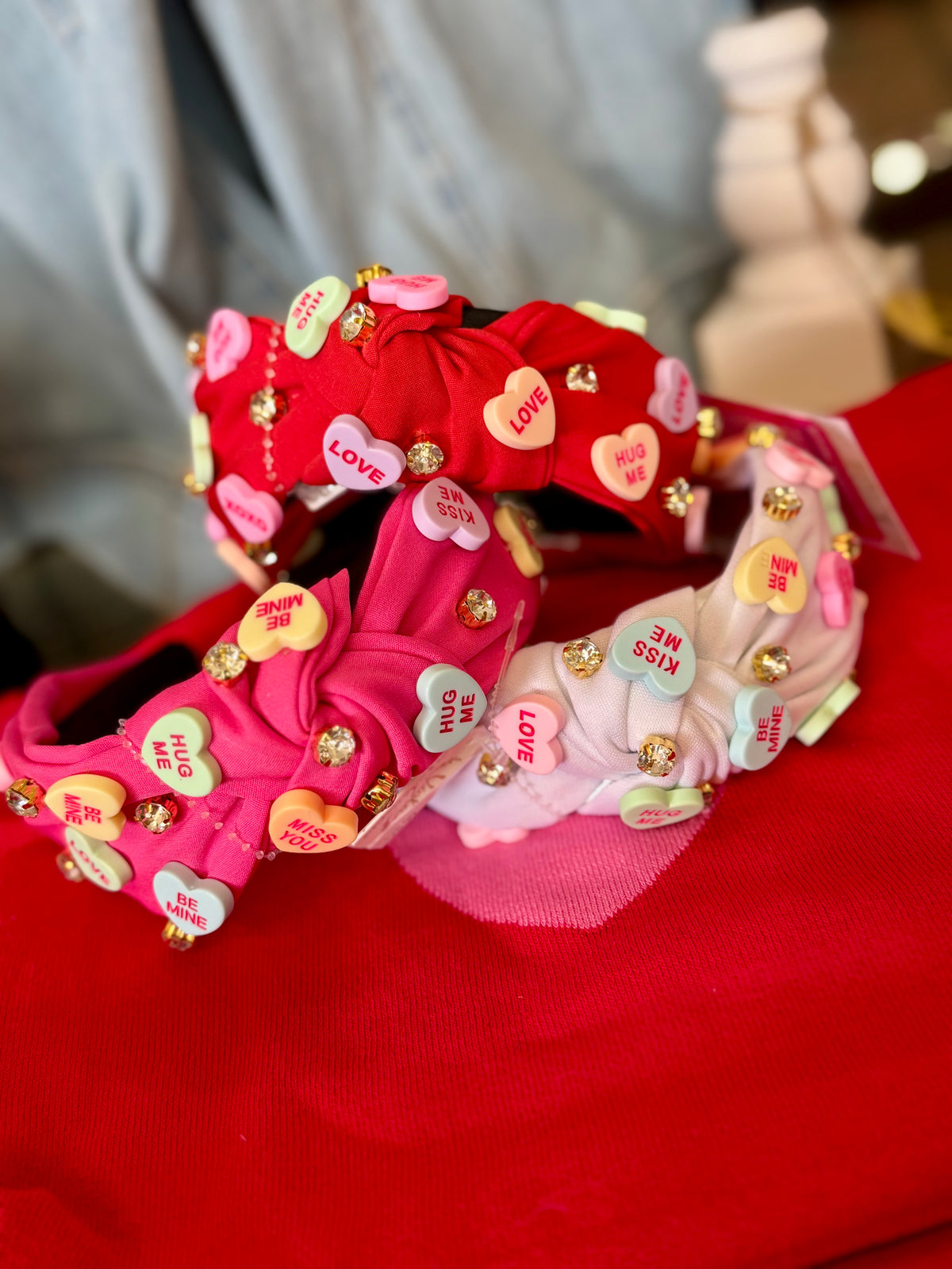 Conversation Hearts Headbands