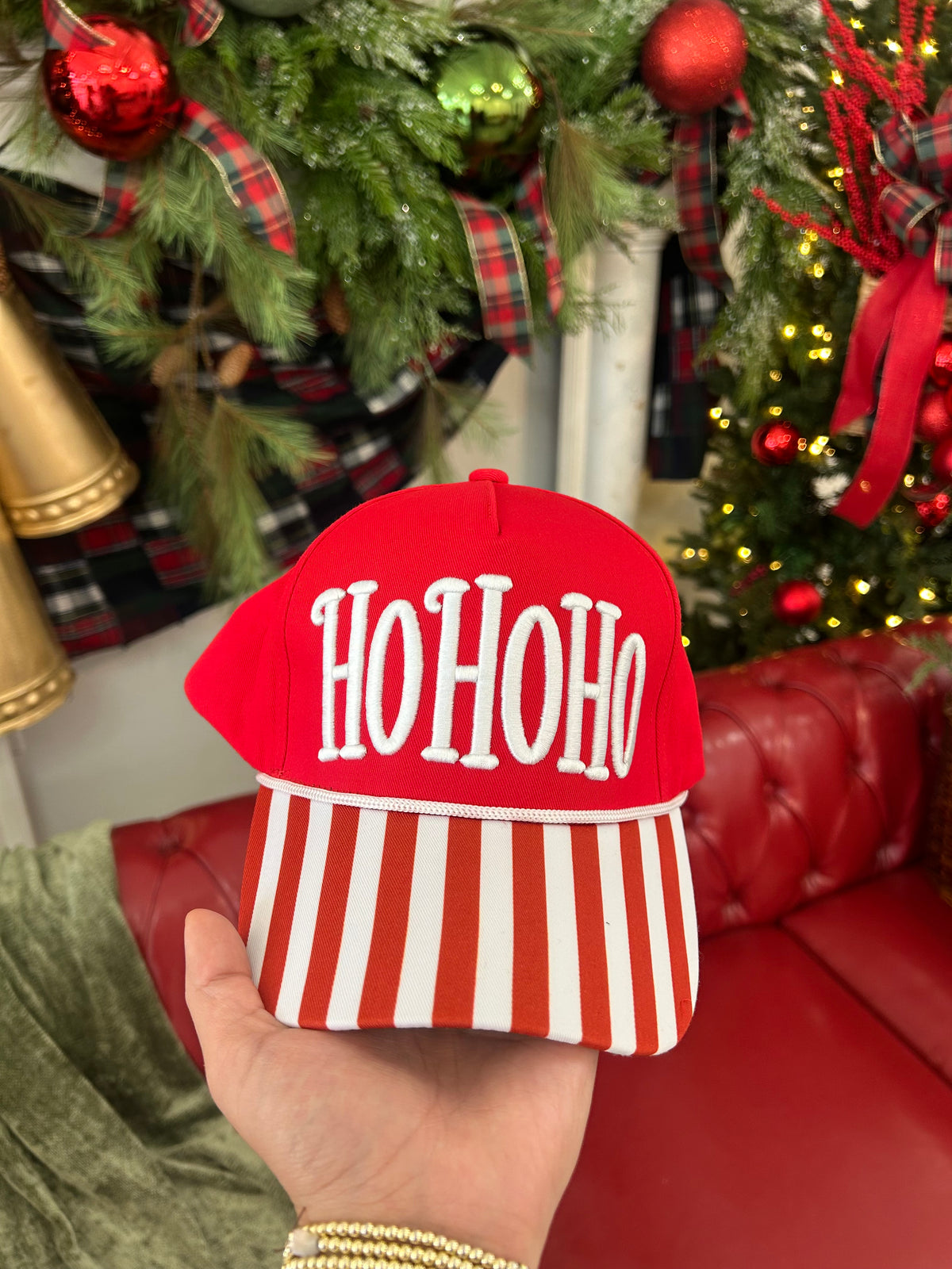HoHoHo Striped Hat