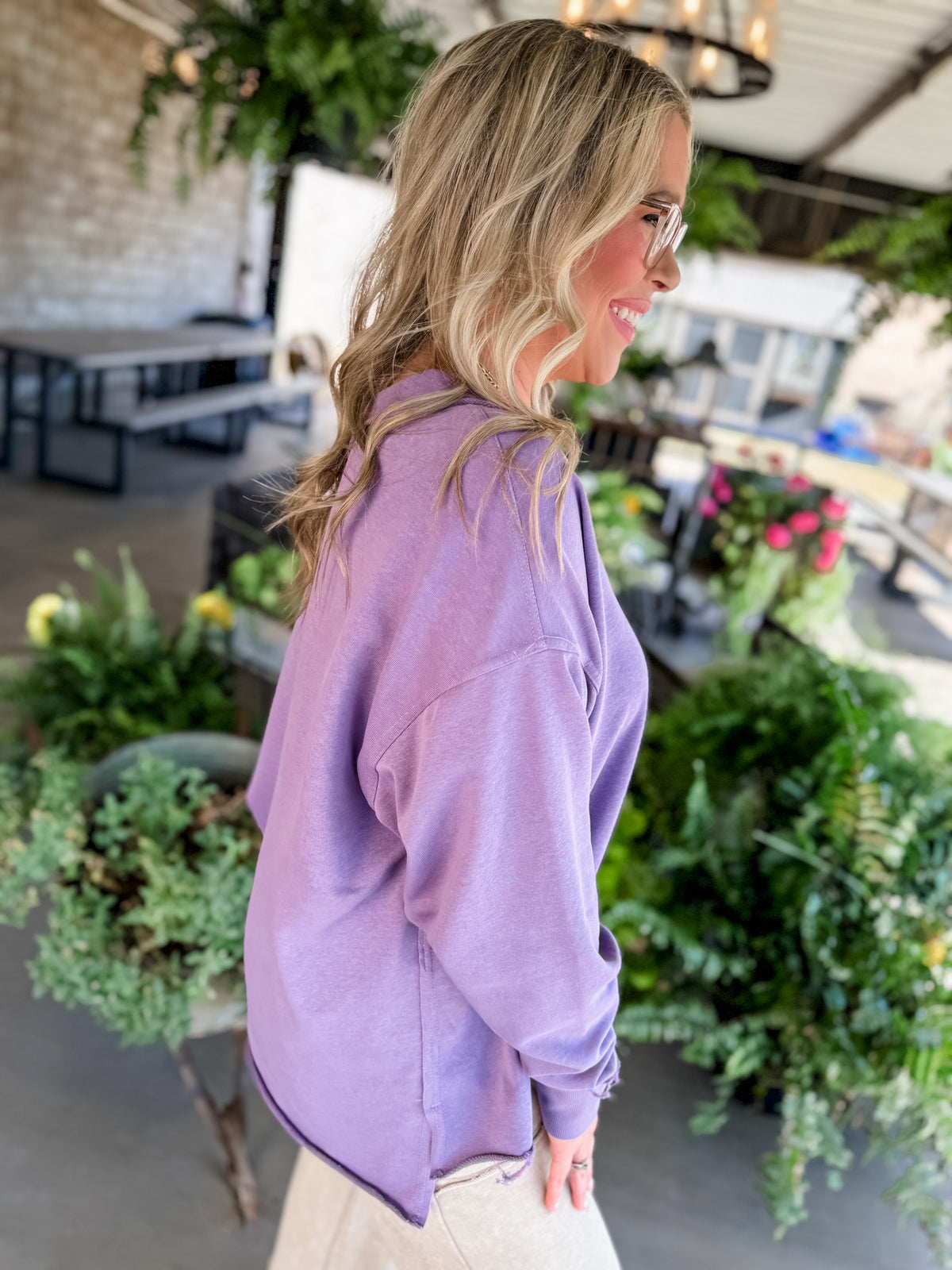 Oversized V-Neck Pullover - Long Sleeve - 5 Colors