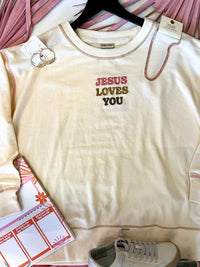 Jesus Loves You Sweatshirt / Crew