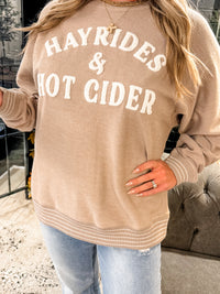 Hayrides and Hot Cider Corded Sweatshirt