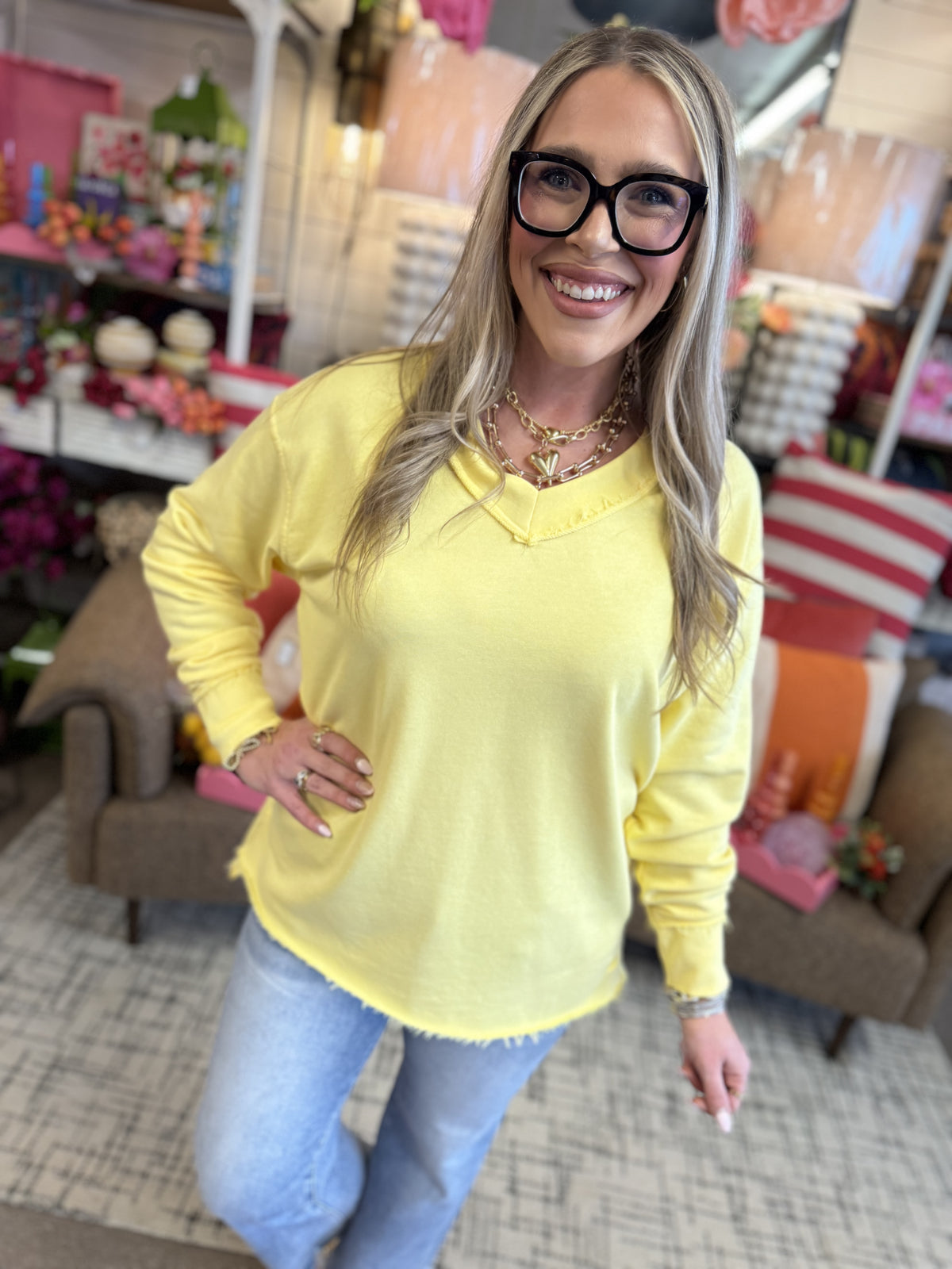 Oversized Terry Pullover - 2 Colors