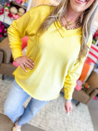 Oversized Terry Pullover - 2 Colors
