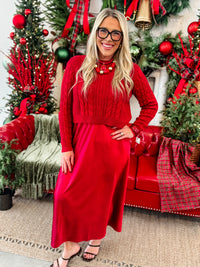 Wine Classic Dress