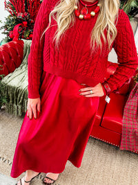 Wine Classic Dress