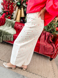 Effortless Charm Polka Dot Pants
