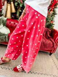 Dotty In Brick Barrel Pants
