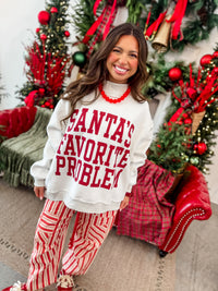 Santa's Favorite Reversible Mockneck