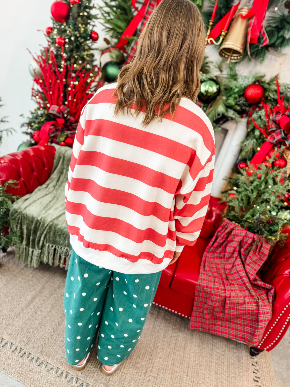 Merry Striped Mockneck