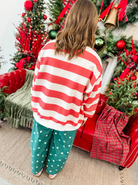 Merry Striped Mockneck