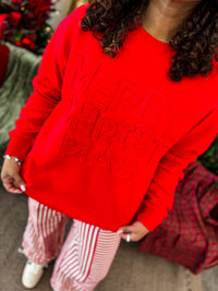 Red Christmas Cheer Sweatshirt
