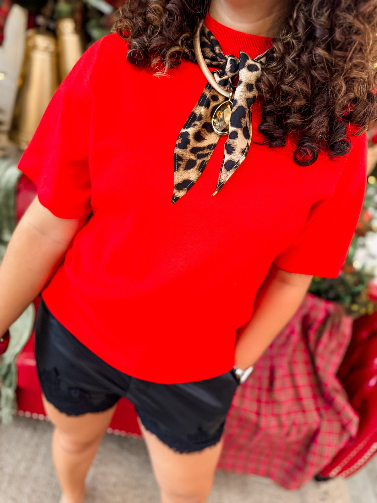 Chic In Leopard Top