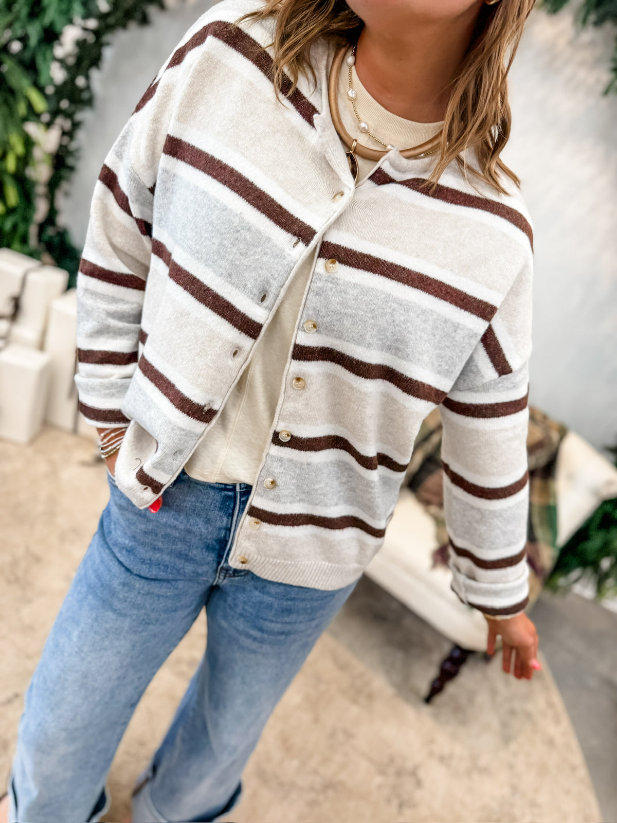 Soft & Striped Cardigan