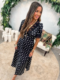 Alaina Polka Dot Dress