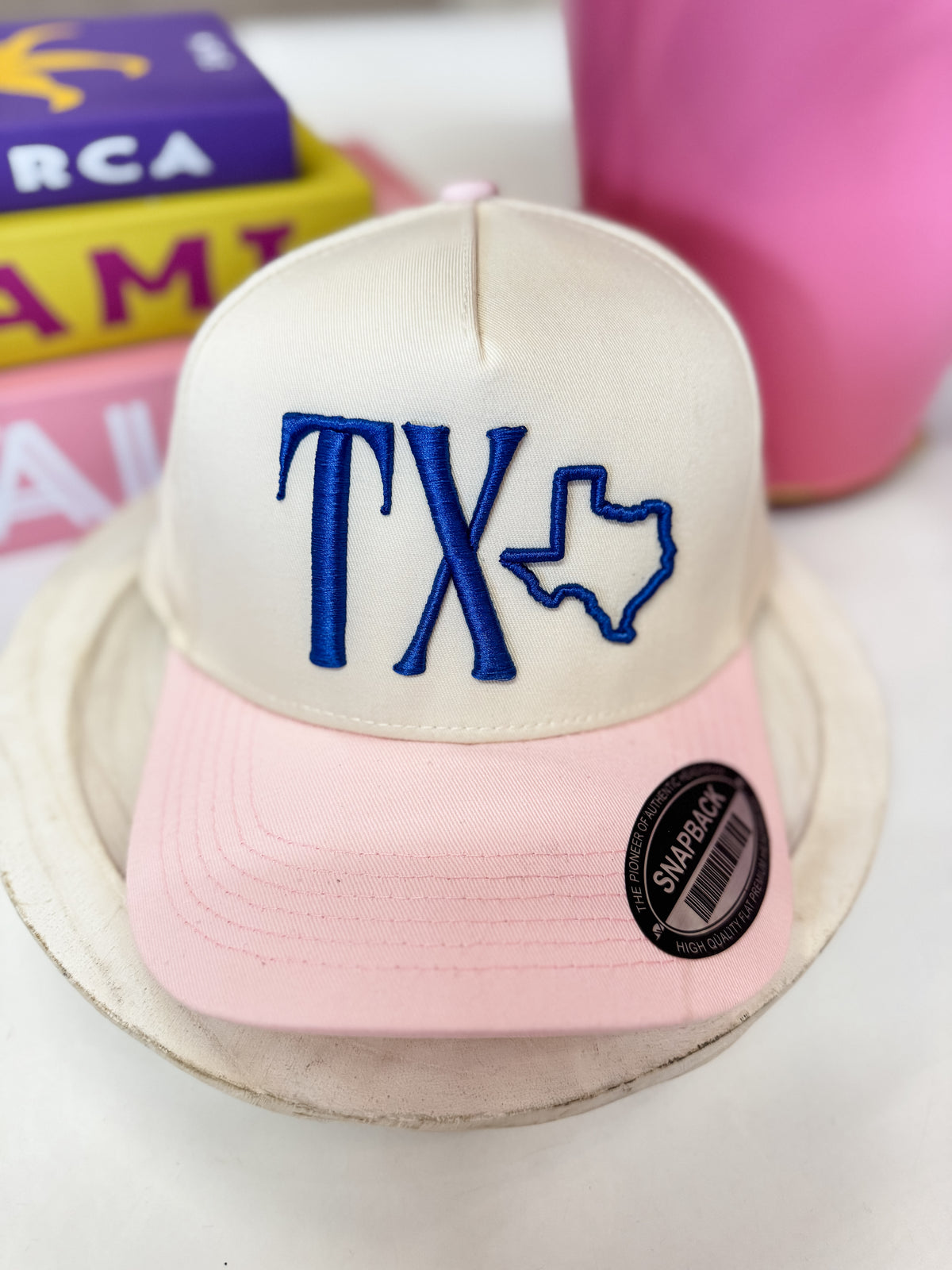 Tx Blue And Pink Trucker