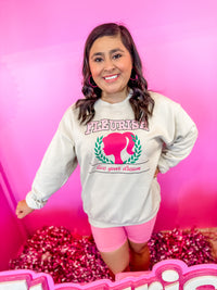 Fleurish Girl Sweatshirt- Sand