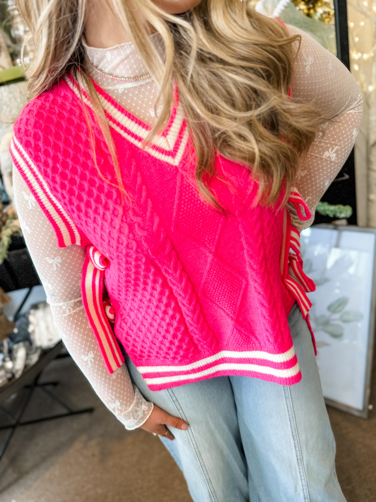 Pink Love Vest